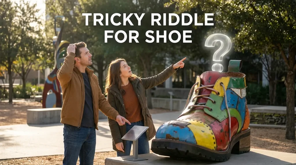 TRICKY RIDDLE FOR SHOE