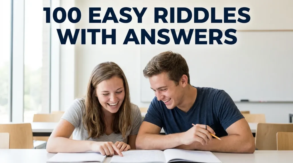 100 EASY RIDDLES WITH ANSWERS