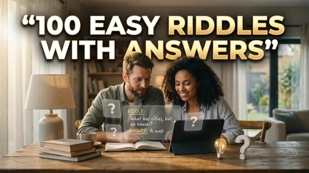 100 Easy Riddles with Answers