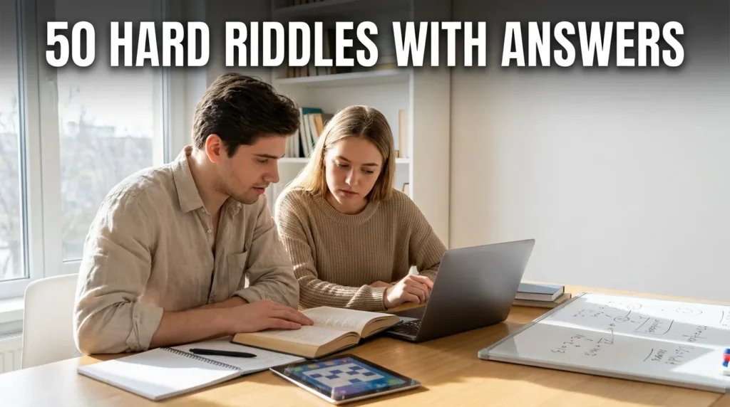 50 Hard Riddles with Answers