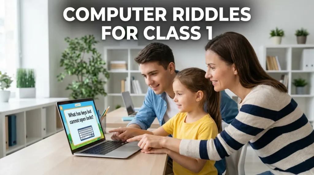 Computer Riddles for Class 1