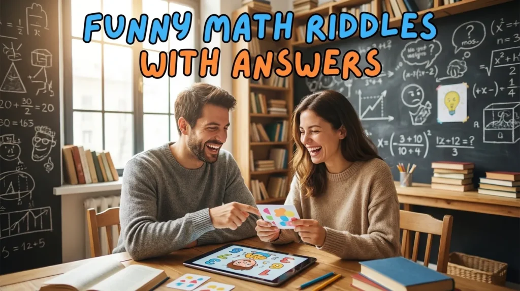 FUNNY MATH RIDDLES WITH ANSWERS