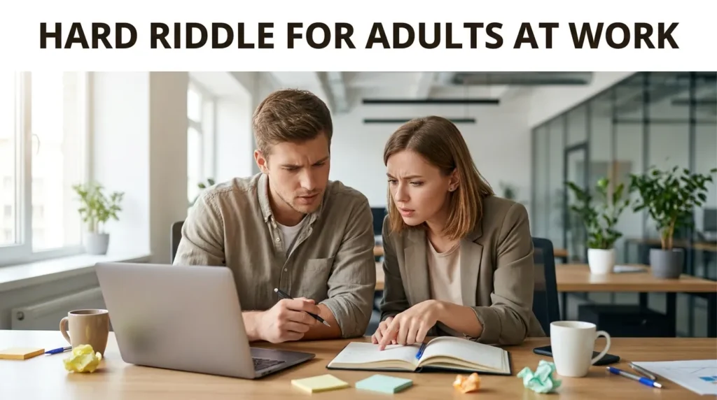 Hard Riddle for Adults at Work