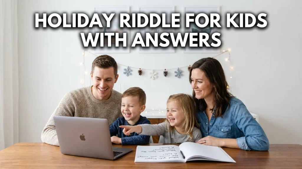 Holiday Riddle for Kids with Answers