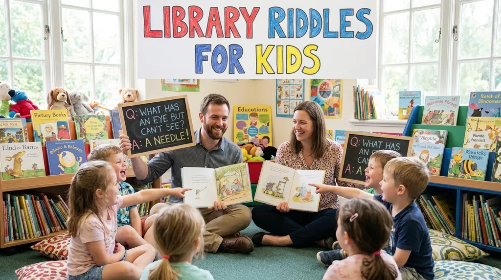 LIBRARY RIDDLES FOR KIDS