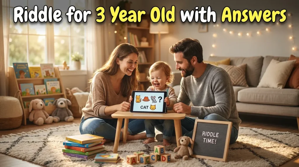 Riddle for 3 Year Old with Answers