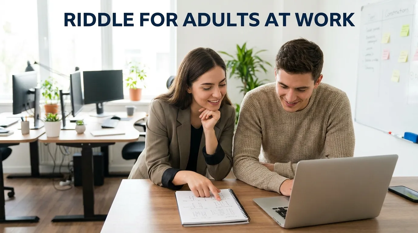Riddle for Adults at Work
