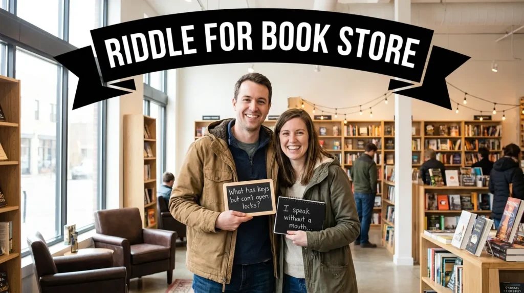 RIDDLE FOR BOOK STORE