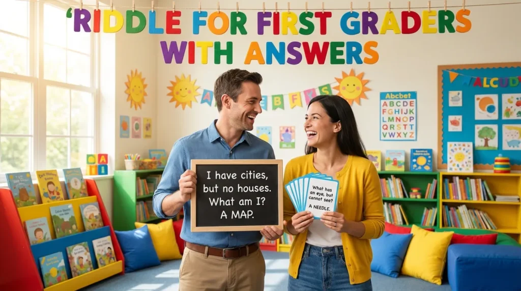 RIDDLE FOR FIRST GRADERS WITH ANSWERS