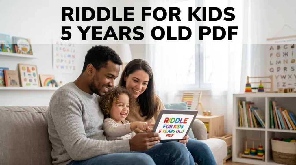 Riddle for Kids 5 Years Old PDF