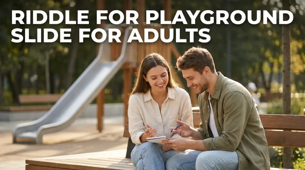 Riddle for Playground Slide for Adults