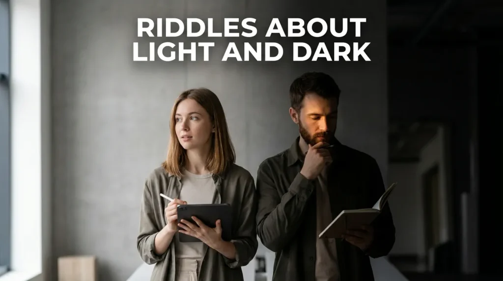 Riddles About Light and Dark