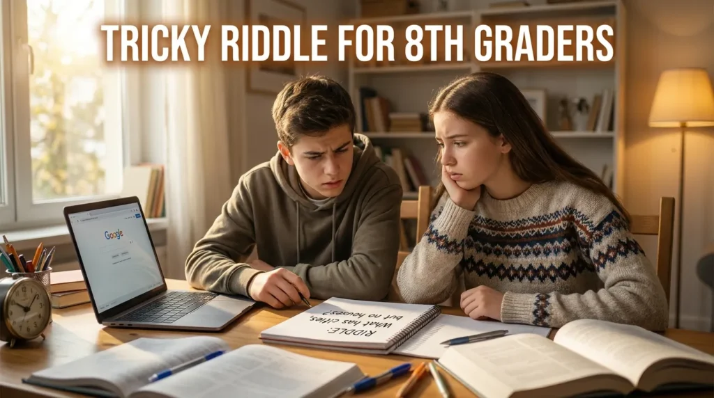 Tricky Riddle for 8th Graders