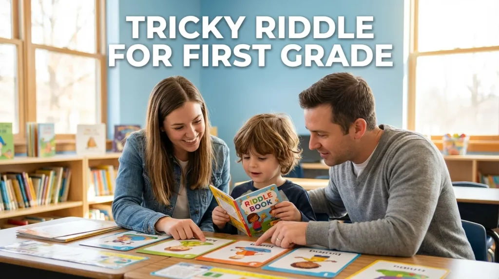 TRICKY RIDDLE FOR FIRST GRADE