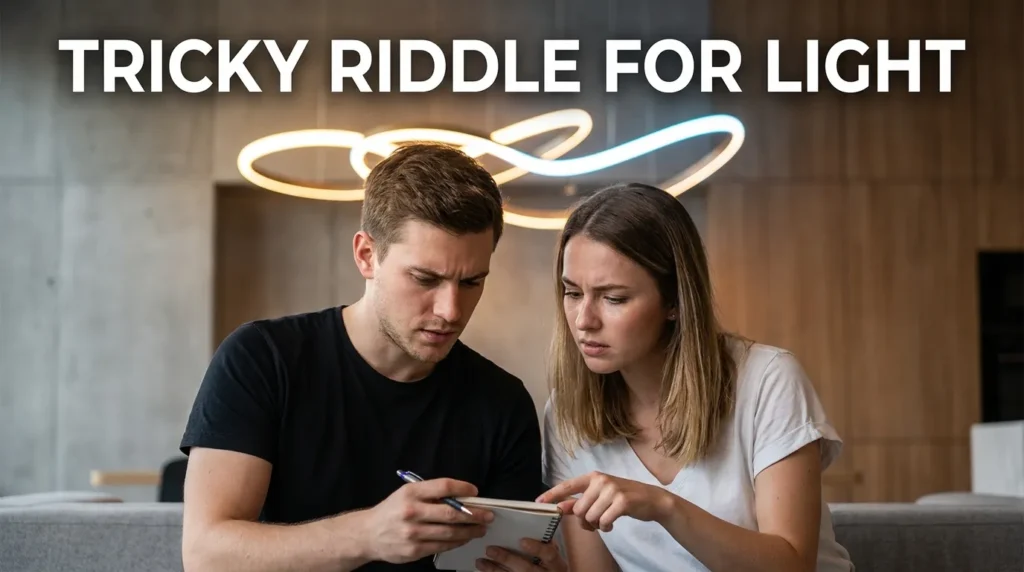 Tricky Riddle for Light