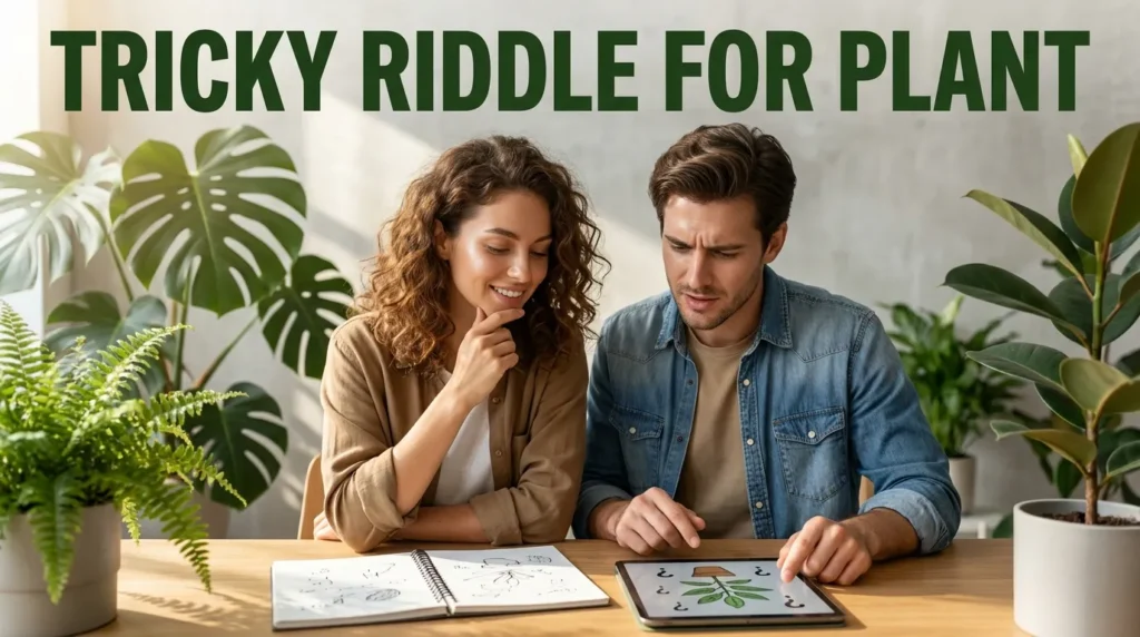 Tricky Riddle for Plant