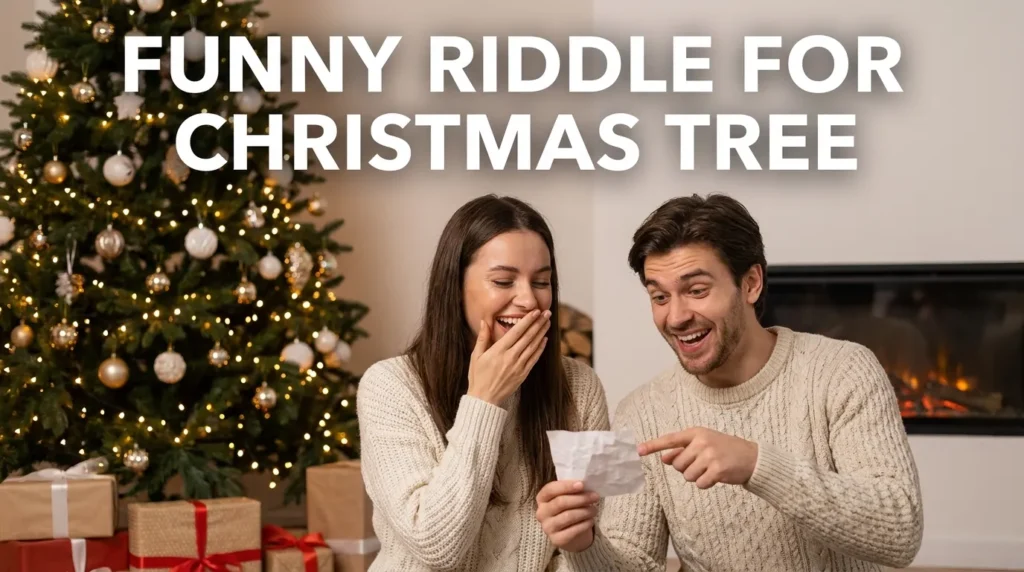 Funny Riddle for Christmas Tree