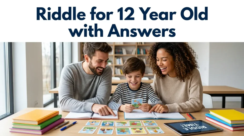 Riddle for 12 Year Old with Answers