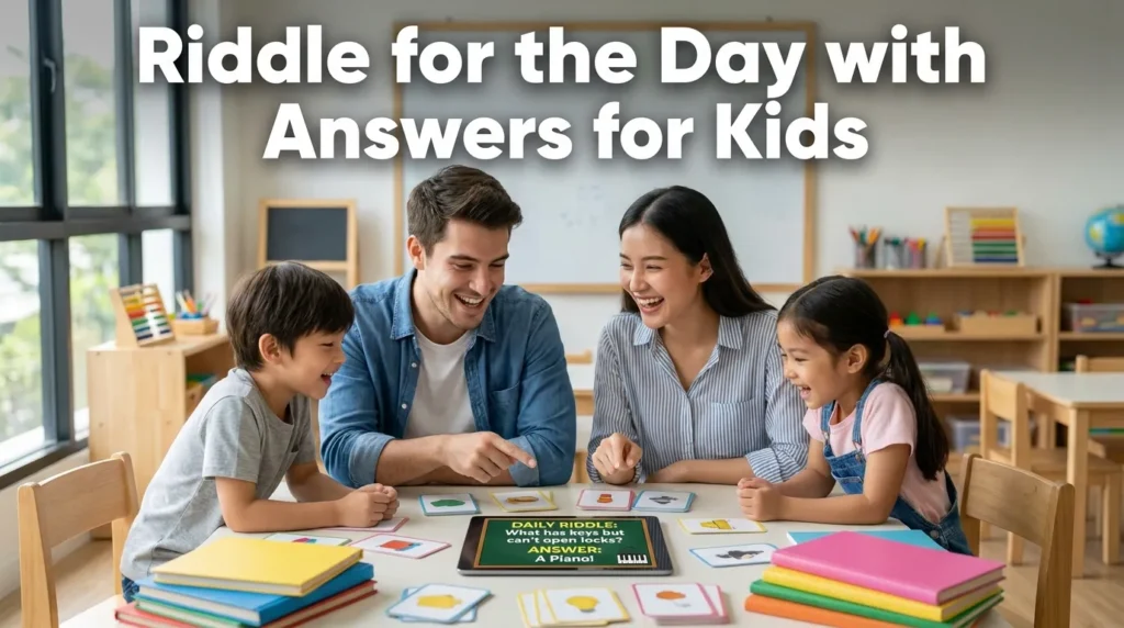 Riddle for the Day with Answers for Kids