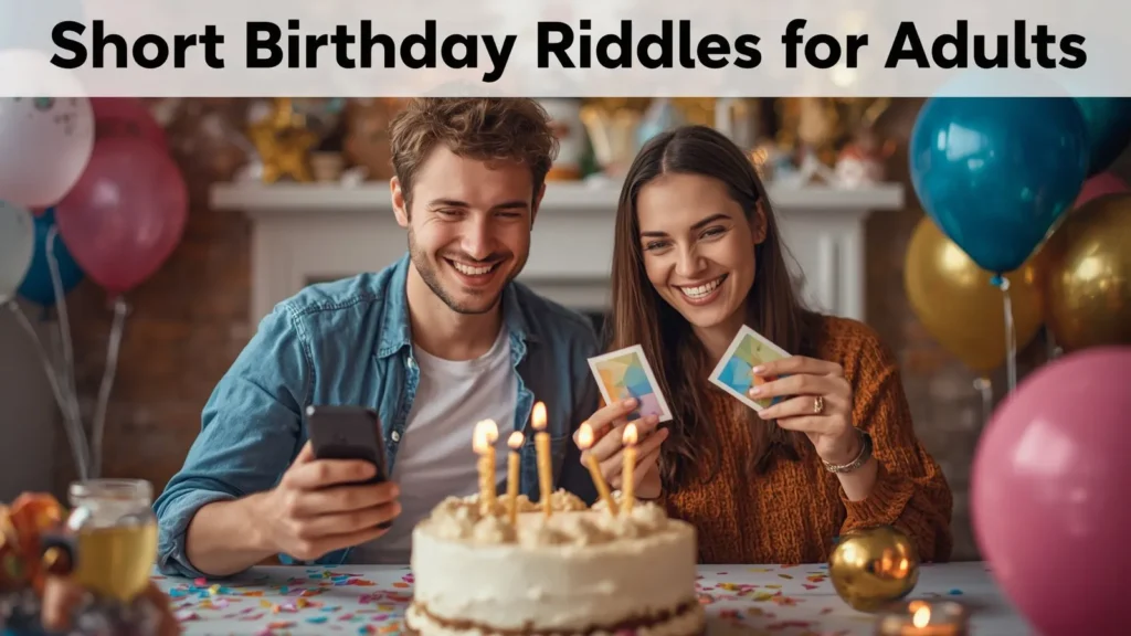 Short Birthday Riddles for Adults