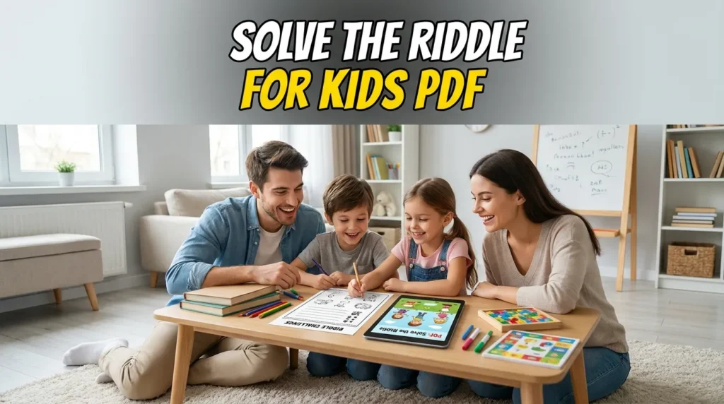 Solve the Riddle for Kids PDF