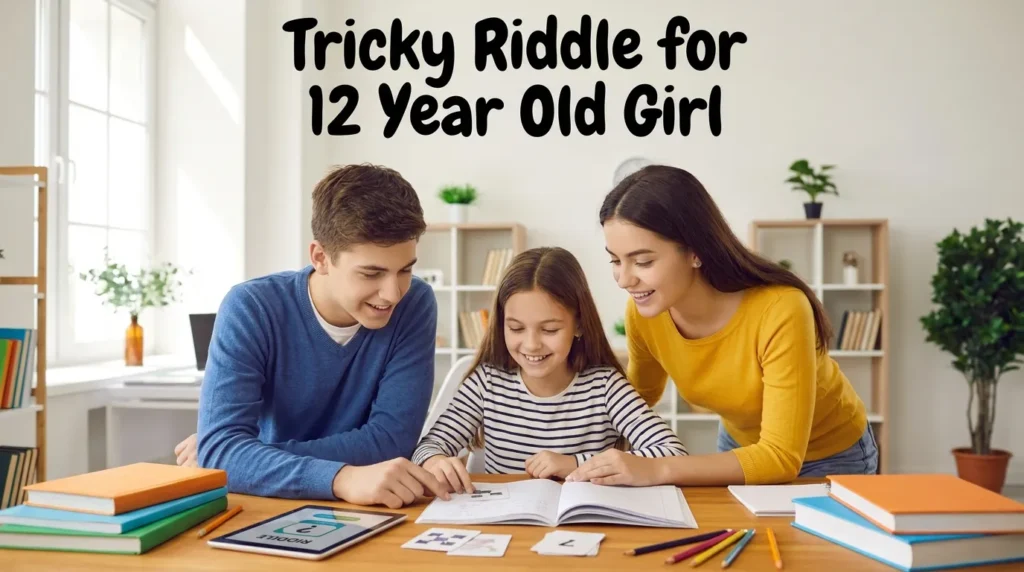 Tricky Riddle for 12 Year Old Girl
