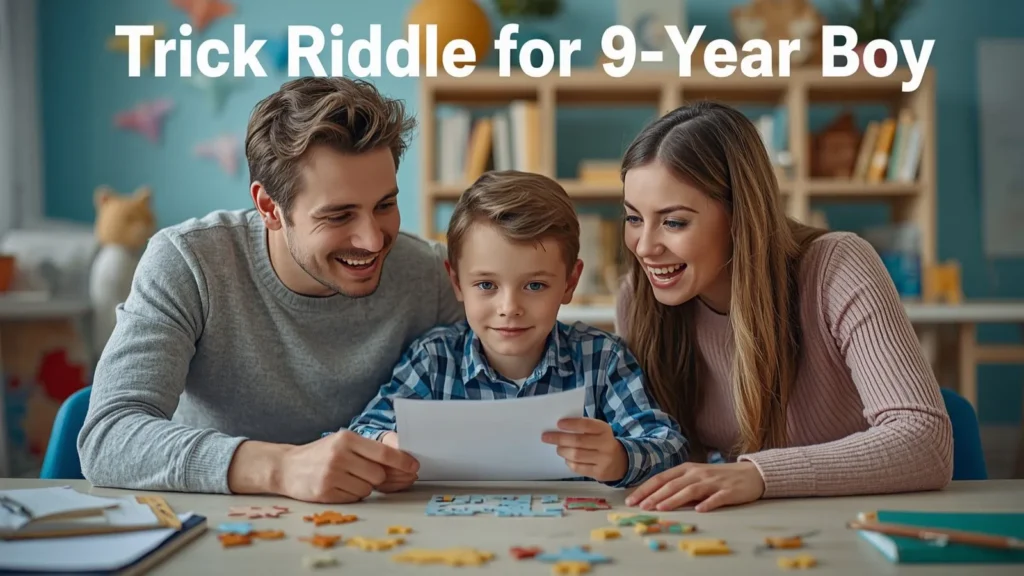 Tricky Riddle for 9 Year Old Boy