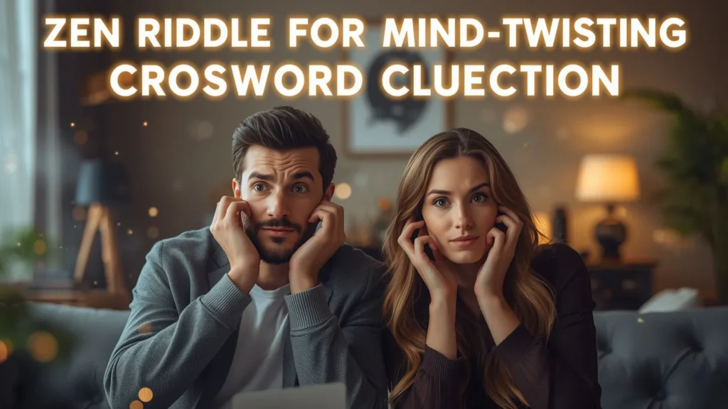 Zen Riddle for Mind Twisting Crossword Clue