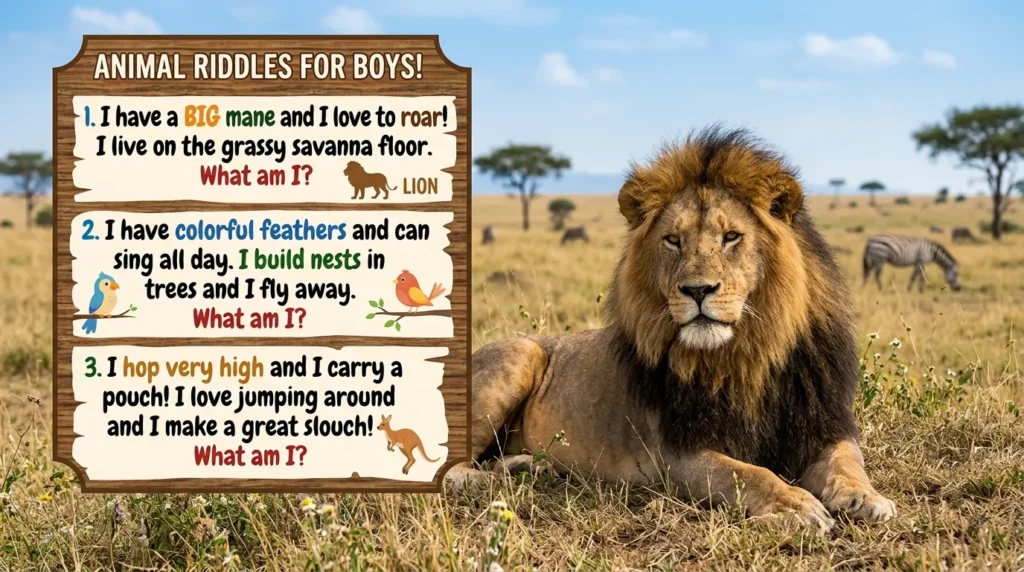 Animal Riddles for 7 Year Old Boys