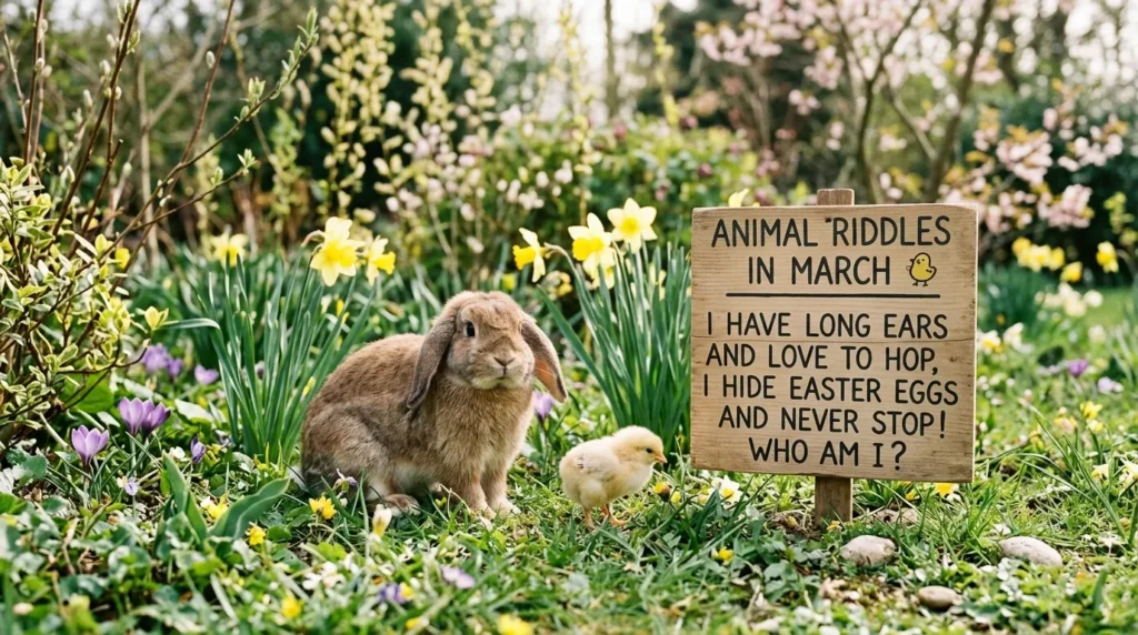 Animal Riddles in March 🐣