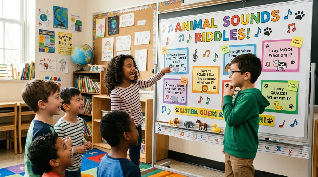 Animal Sounds Riddles 🎶🐾
