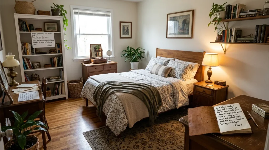 Bedroom Riddles for Hidden Clues