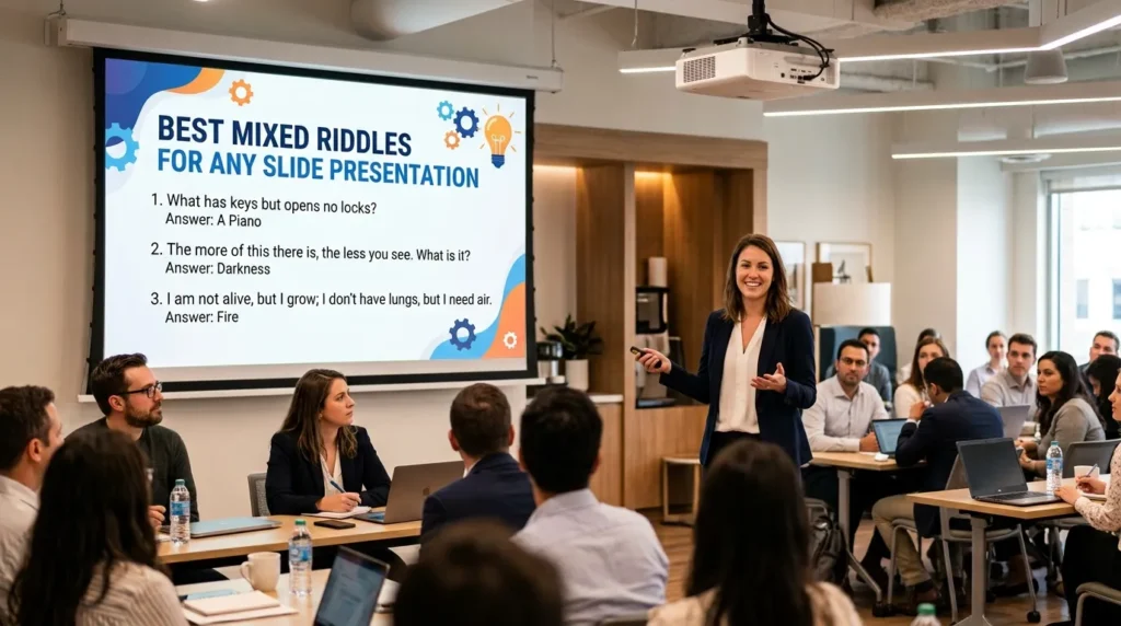 Best Mixed Riddles for Any Slide Presentation