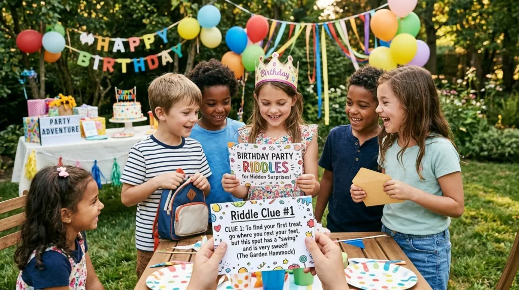 Birthday Party Riddles for Hidden Surprises
