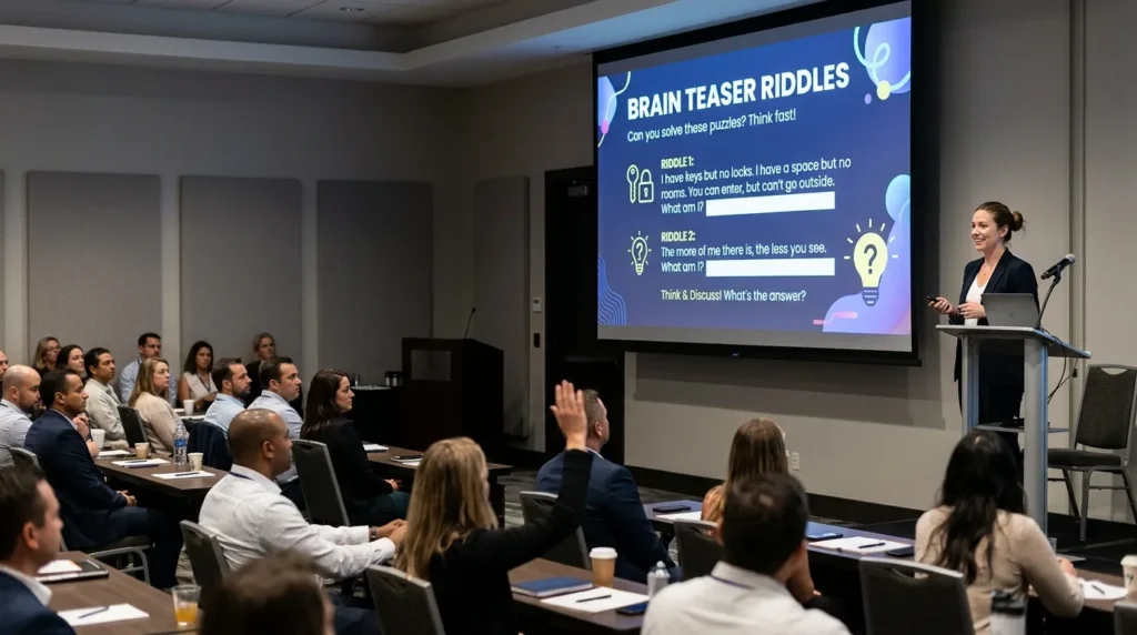 Brain Teaser Riddles for Presentation Slides