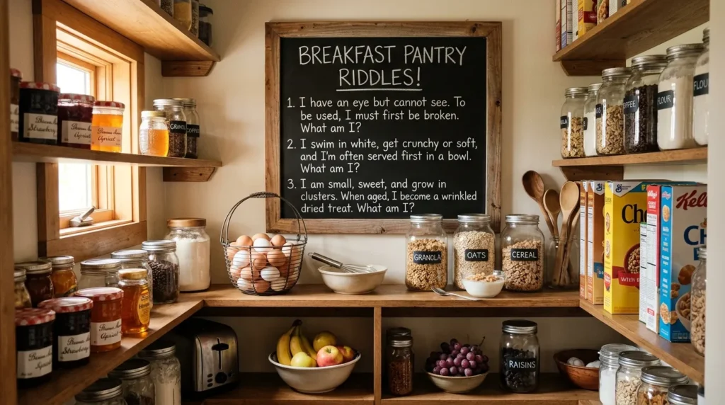 Breakfast Pantry Riddles