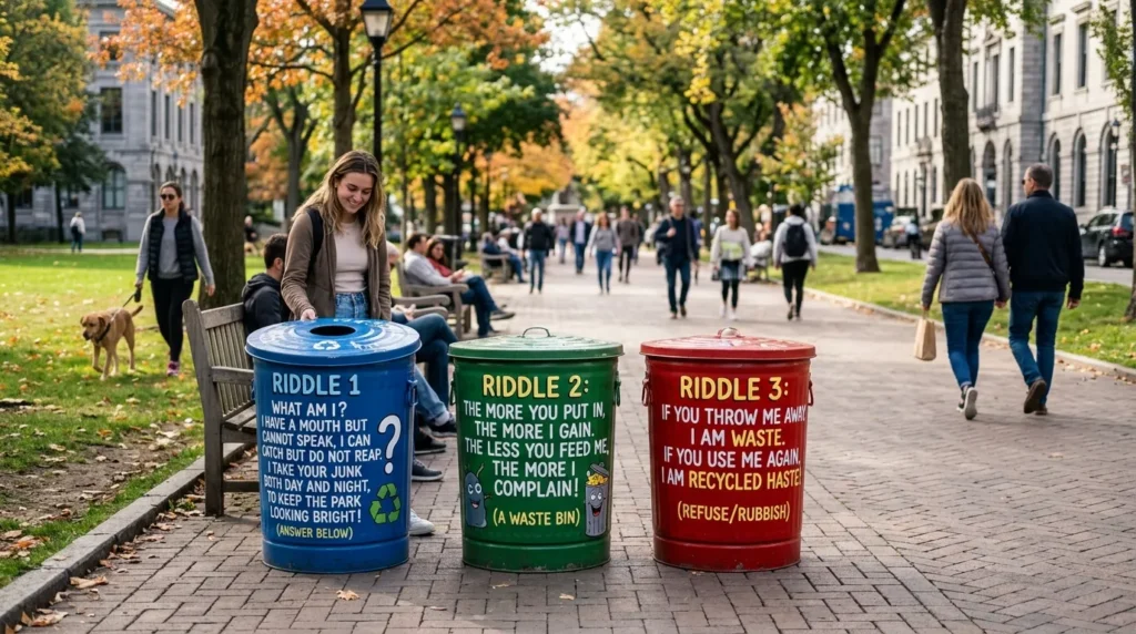 Clever Trash Can Riddles