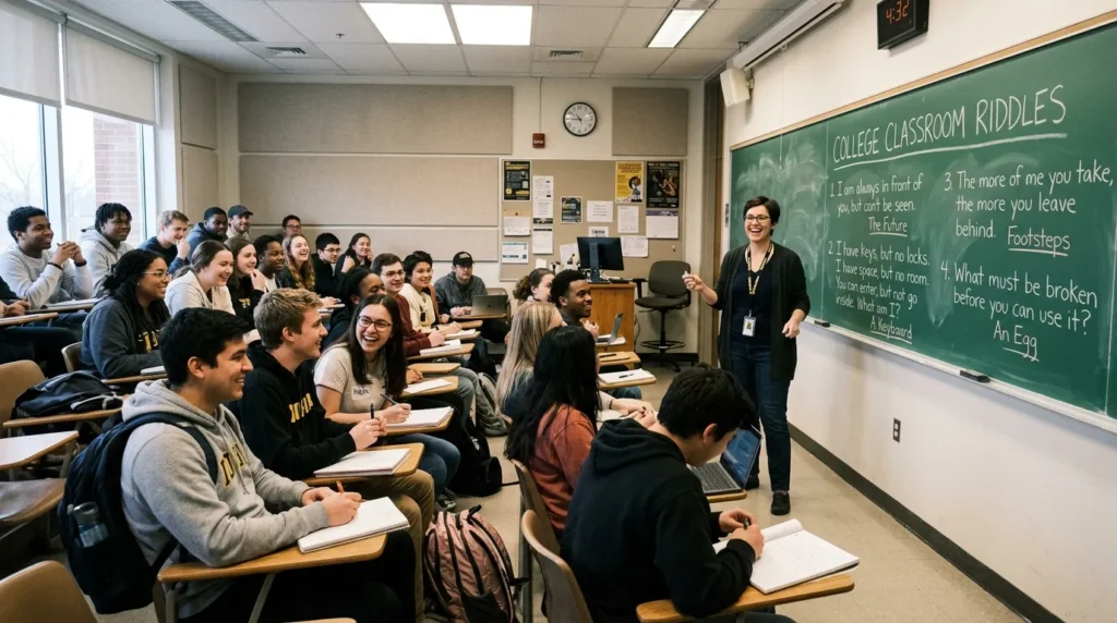 College Classroom Riddles