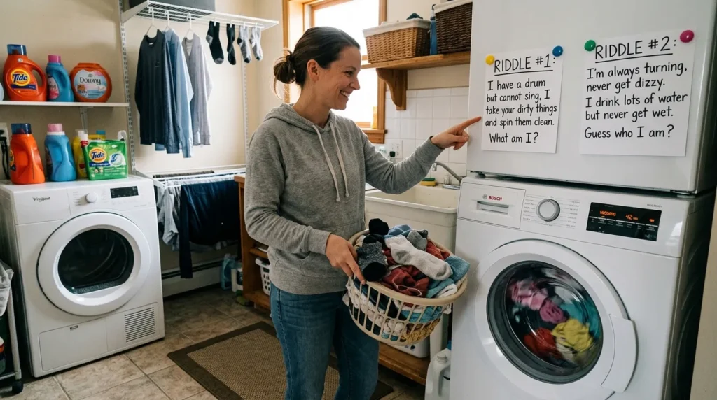 Β Daily Life Washing Machine Riddles
