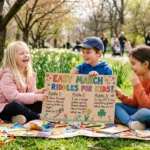 Easy March Riddles for Kids