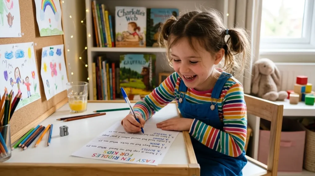 Easy Pen Riddles for Kids