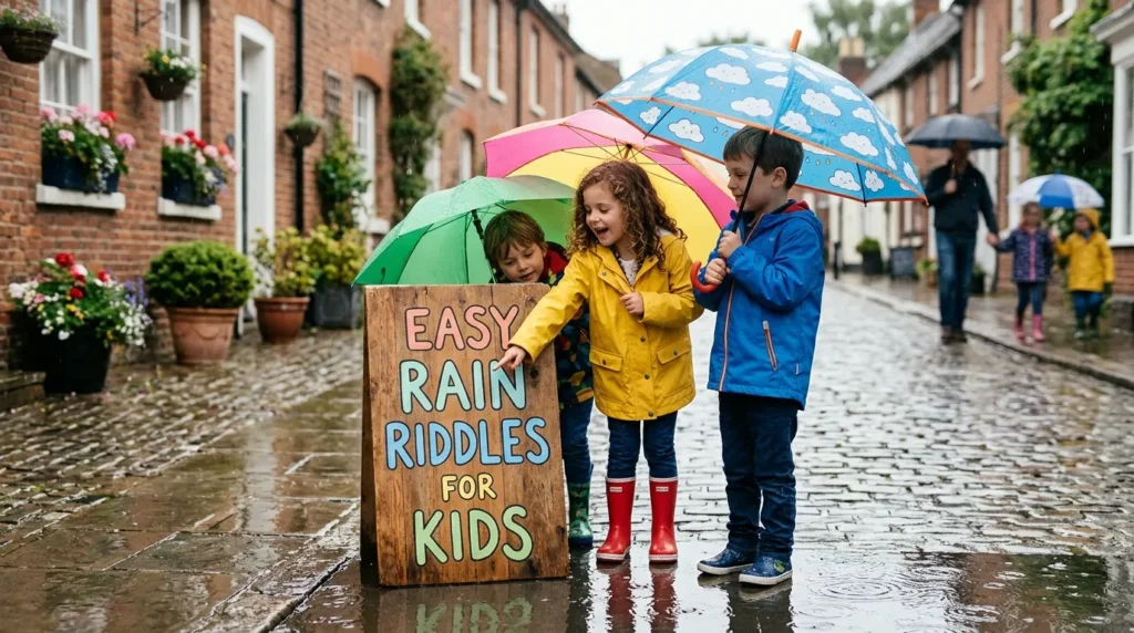 Easy Rain Riddles for Kids