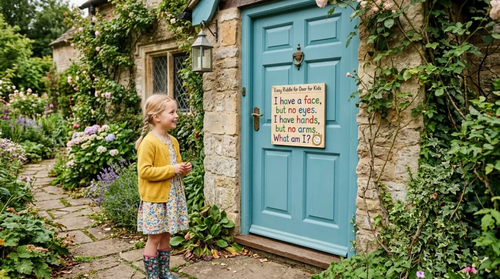 Easy Riddle for Door for Kids