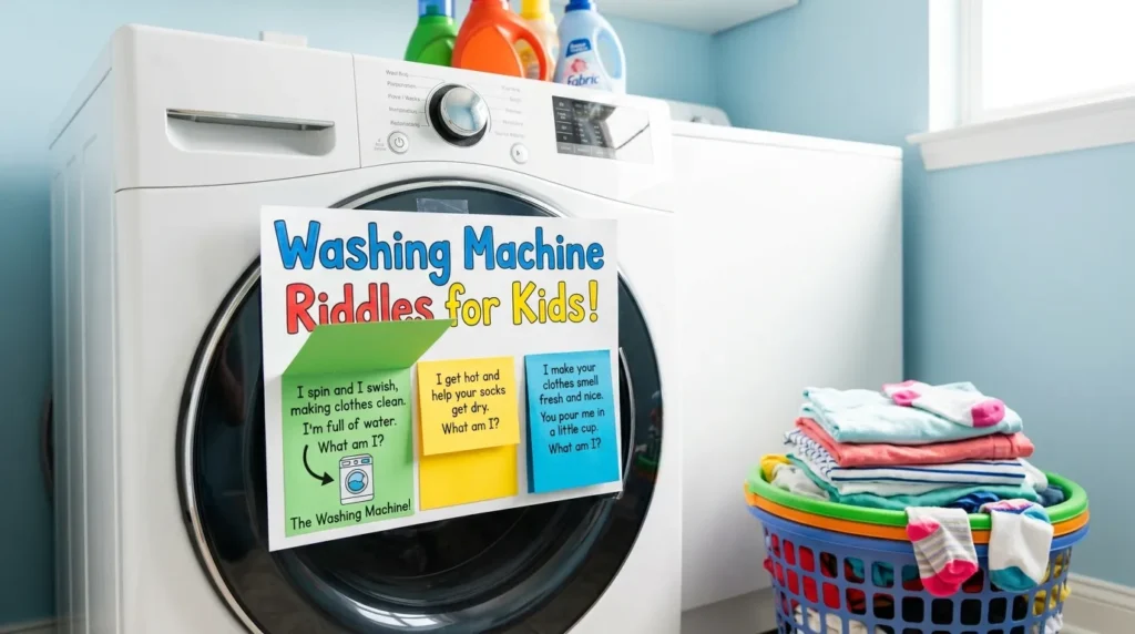 Easy Washing Machine Riddles for Kids