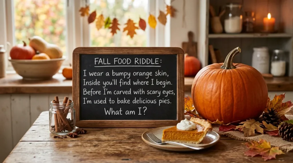 Fall Food Riddle