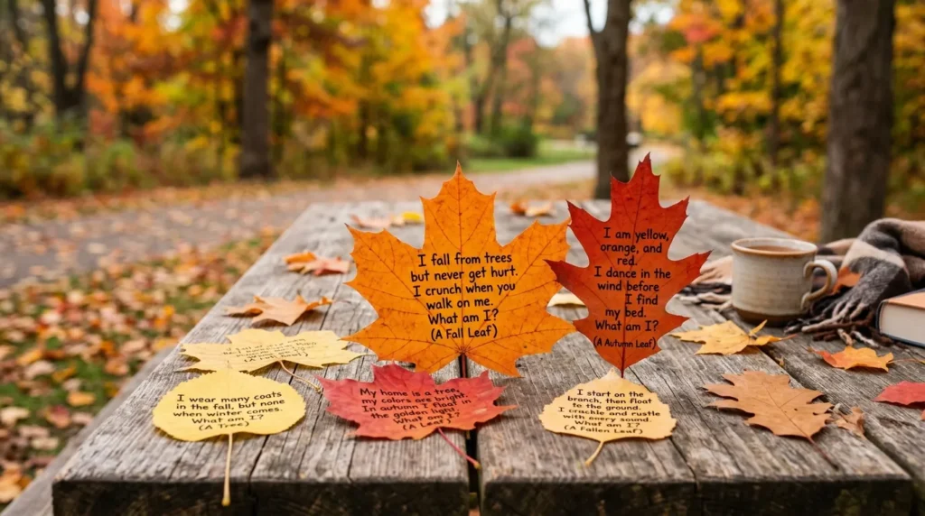 Fall Leaf Riddles
