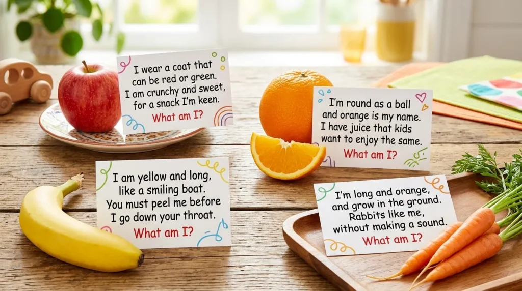 Food Riddles for Kids 🍎