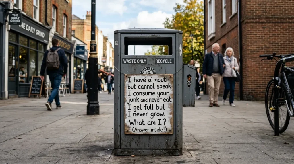 Funny Trash Can Riddles