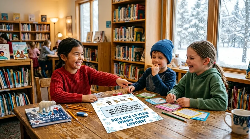 January Animal Riddles for Kids
