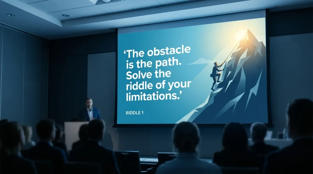 Motivational Riddles for Slides